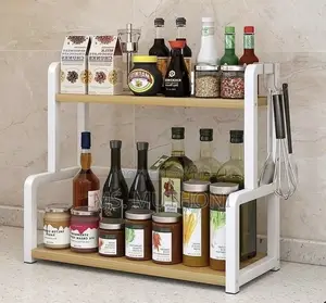 Kitchen Countertop Spice Rack - 2 Tiers