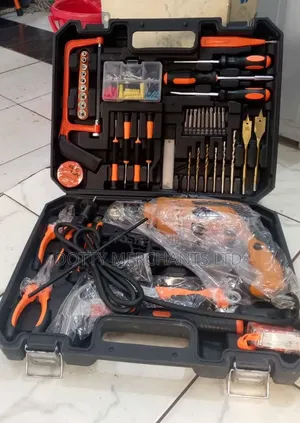 Brand New Corded Electric Drill Tool Set with Bits