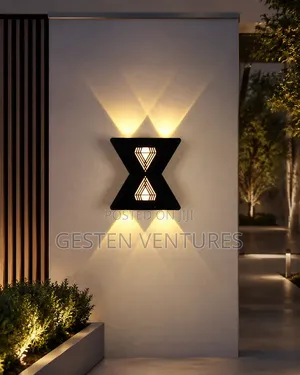 Geometric Hourglass LED Wall Brackets (Outdoor)