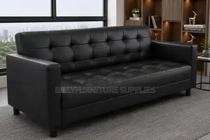 3-Seater Executive Office Leather Sofa