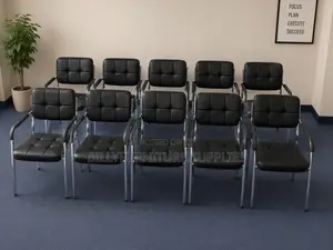 Black Leather Visitor Chair