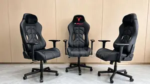 Kiti cha Mchezo cha Kisasa cha Ngozi cha Juu