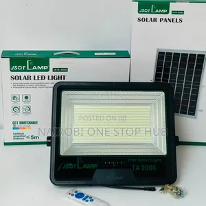Jsot 2000W Solar Floodlight with Remote