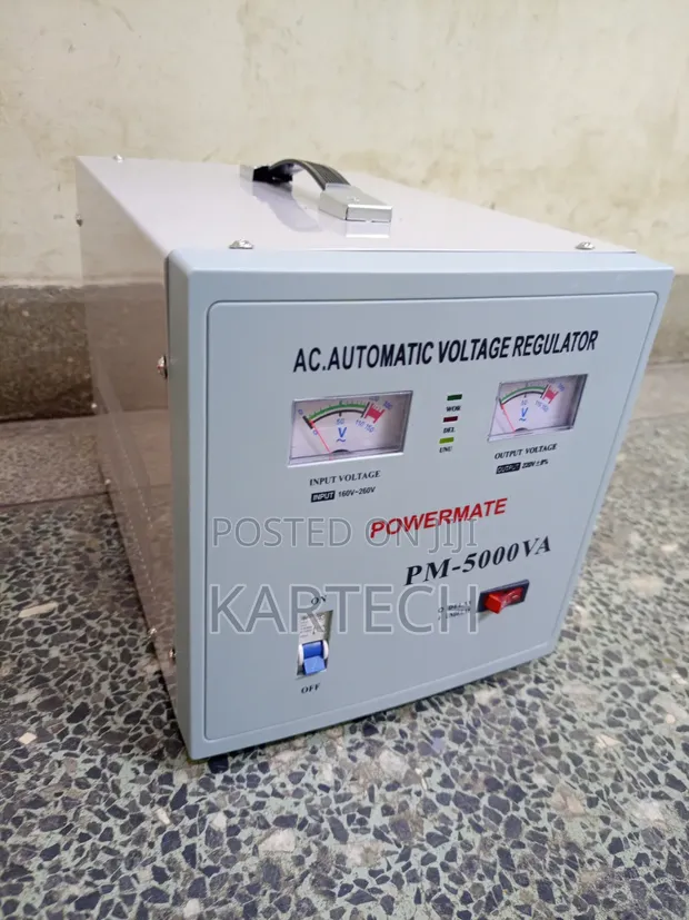 Powermate PM-5000VA 5KVA Automatic Voltage Stabilizer - 1