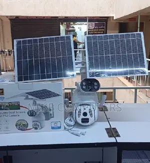 6MP 4G Solar PTZ CCTV Camera - Dual Panel Wireless Outdoor