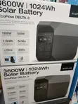 EcoFlow Delta 3 Solar Battery Power Station - 1