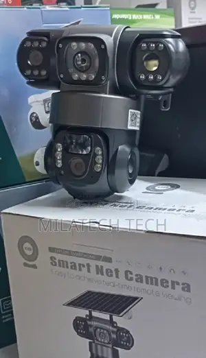 4G Triple Lens Wireless Solar CCTV Camera - SIM Enabled