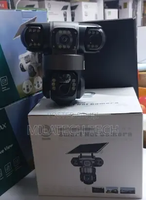 VTS28 Triple Lens 4G Solar CCTV Camera