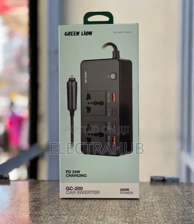 Green Lion GC-200 Car Inverter - Brand New - 1