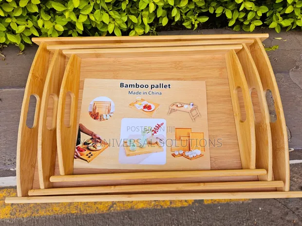 Classic Style Bamboo Tray - New Arrival - 1