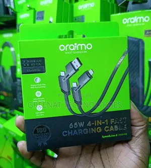 Oraimo SpeedLine 4 OCD-155 65W 4-in-1 Cable ya Kuchaji Haraka 1M