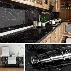 Marble Peel & Stick Karatasi ya Ukuta Isiyoingiza Maji