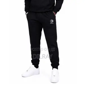 DilRay Black Sweatpants - Wanaume XXL
