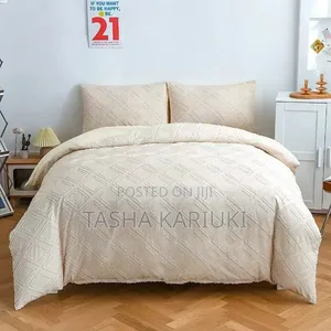 Seti ya Duvet Cover ya Pamba Iliyofumwa - Saizi 7x8