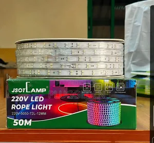 JSOT 220V RGB LED Rope/Snake Light Roll