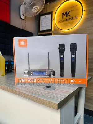 JBL VM-1000 Dual Wireless Microphone System Mpya Kabisa