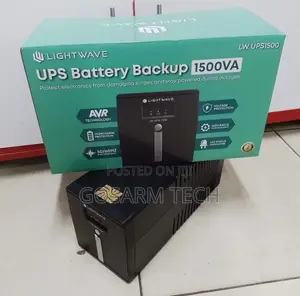 Lightwave 1500VA UPS - 4-Port Power Backup