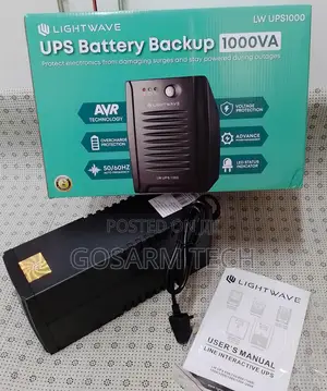 Lightwave 1000VA UPS Power Backup