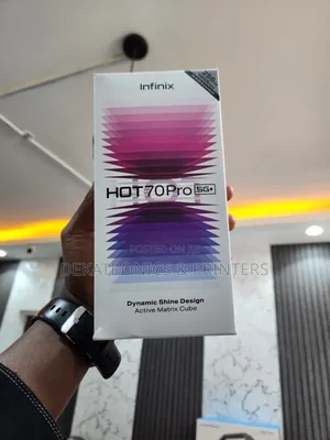 New Infinix Hot 70 Pro 5G+ 256GB Black