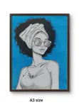 Hand Painted Acrylic Art on Canvas (A3) - 1