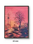 Hand Painted Acrylic Art on Canvas (A3) - 2