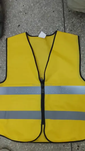 Yellow Zipped Reflective Safety Vest