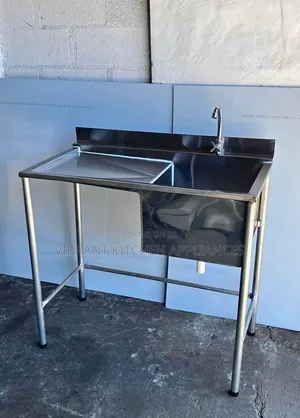 Stainless Steel Single Basin Commercial Sink