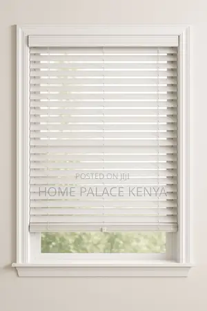 Premium Contemporary Curtain Blind - Nyeupe
