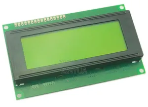 20x4 LCD Screen with Yellow Backlight