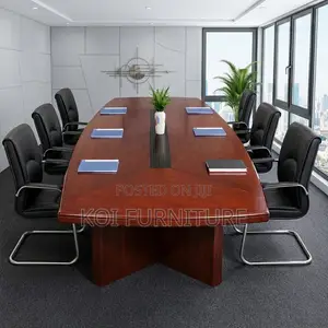 3 Meter Brown Professional Executive Boardroom Table