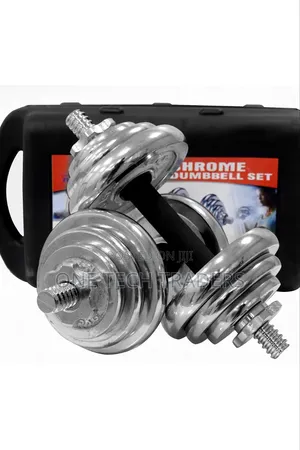 Seti ya Dumbbells za Chrome 30kg na Kesi