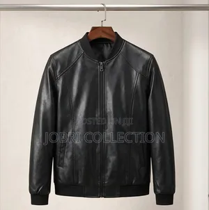 Black Leather Men's Jacket