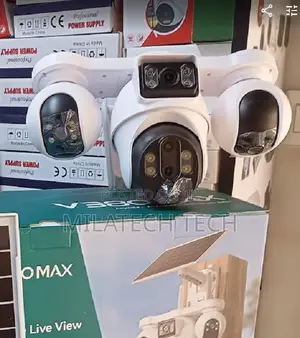 4G Solar CCTV Camera, 4 Lens, Motion Detection