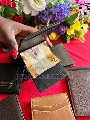 Mkoba wa Ngozi Halisi na Kipande cha Pesa