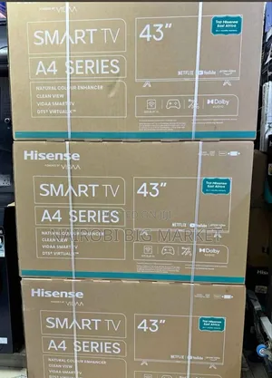 Hisense 43" A4 Series TV - Mpya Kabisa