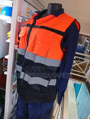 Chinese Collar High-Visibility Reflector Vest