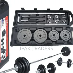 York 50kg Dumbbell Set na Case