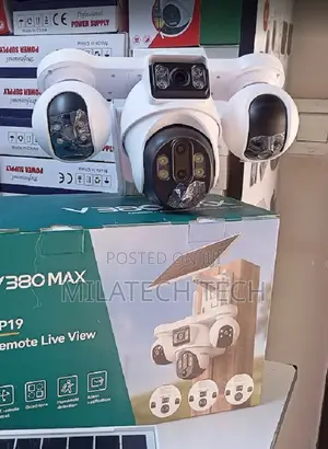 4G 4-Lens Solar Security Camera (PTZ)