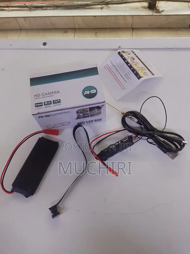 Kamera ya Siri ya Pinhole ya CCTV ya Mini isiyo na waya ya Full HD - 1
