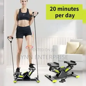 V-Shaped Pedal Trainer (Rock Stepper) with Elastic Rope