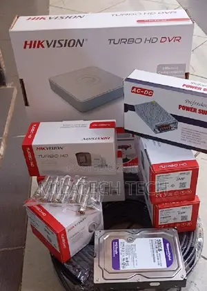 Hikvision 4 Channel Turbo HD CCTV Camera System