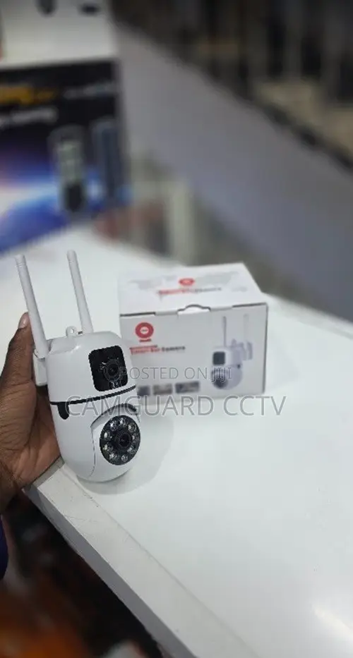 V380 Pro Dual Lens Wireless PTZ CCTV Security Camera - 1