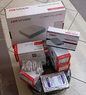 Hikvision 4-Camera CCTV Package (1080p Night Vision)