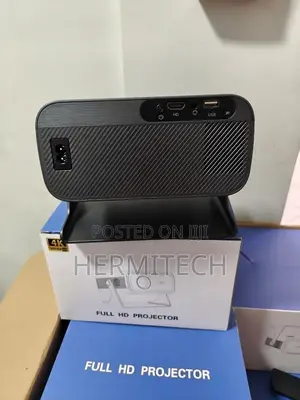 R100 Projector na Screen ya Inch 200, 4K