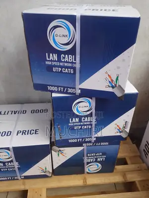 GLINK Cable ya Ethernet ya Nje kwa CCTV - Cat 6, 305M