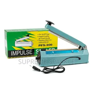 Mashine ya Kufungia Mifuko ya Plastiki Impulse Sealer 200mm PFS-200