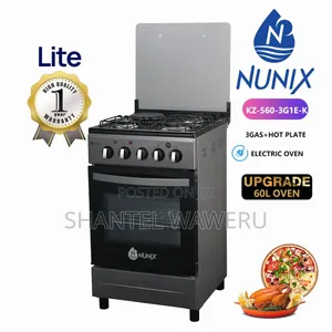 Nunix 50x55 Mpya ya Kusimama ya Kupikia 3+1
