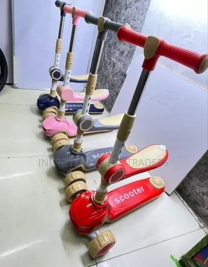 Foldable Scooter with Seat, Lights & Music