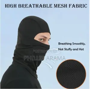 Ski Mask / Balaclava Face Mask - Nyeusi