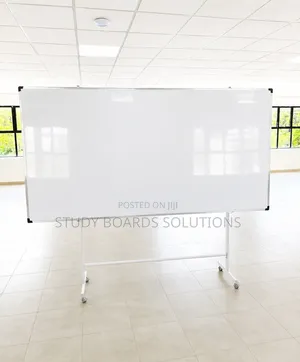 Large 8x4ft Magnetic Whiteboard on Wheels